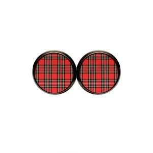 Tartan Plaid Earrings